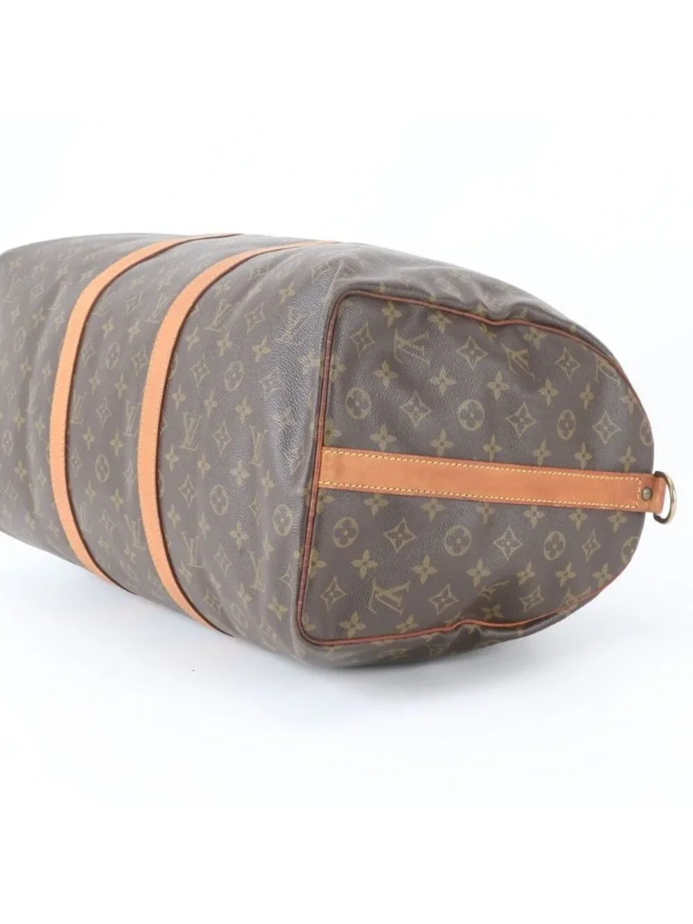Louis Vuitton Monogram Keepall Bandouliere 50 Leather Boston Bag Tote